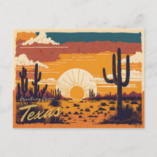 Carte Postale Texas