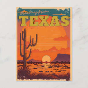 Carte Postale Texas