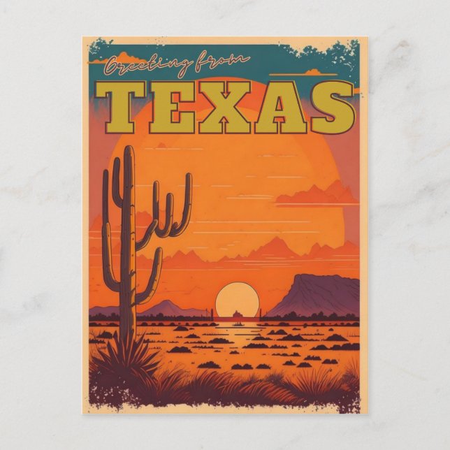 Carte Postale Texas (Devant)