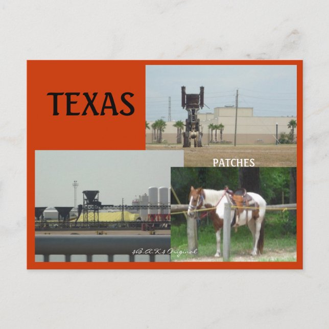 CARTE POSTALE TEXAS (Devant)