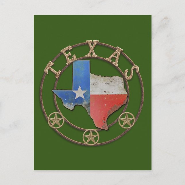 Carte postale Texas Barn Art (Devant)