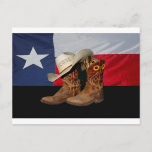 Carte Postale Texas Boots et Casquette.jpg
