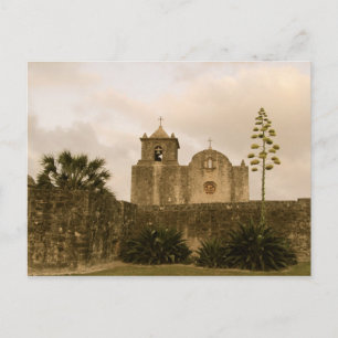 Carte Postale Texas Church-Vintage/Sepia