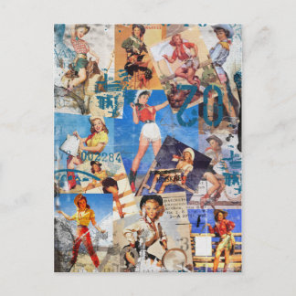 Carte Postale Texas Eclectique : Collection Cowgirl No 1