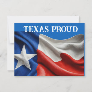 CARTE POSTALE TEXAS FIER