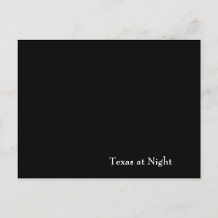 Carte Postale Texas la nuit
