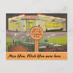 Carte Postale Texas, Lacy's Drive-In, Texarkana