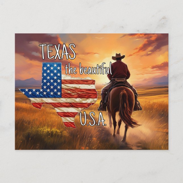 Carte Postale TEXAS les États-Unis (Devant)