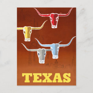 Carte Postale Texas photos Vintages non médiatisées Vieux Pictur