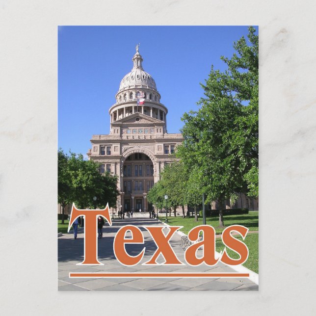 Carte Postale Texas State Capitol Building, Austin TX. (Devant)