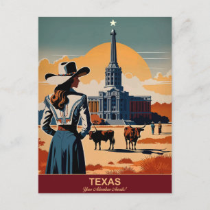 Carte Postale Texas Travel : Votre aventure attend