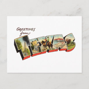 Carte Postale Texas TX