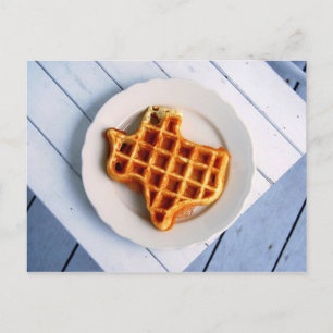 Carte postale Texas Waffle