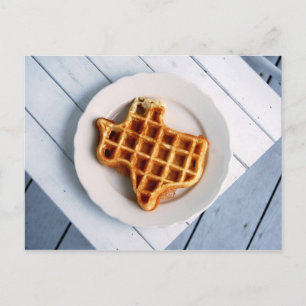 Carte postale Texas Waffle