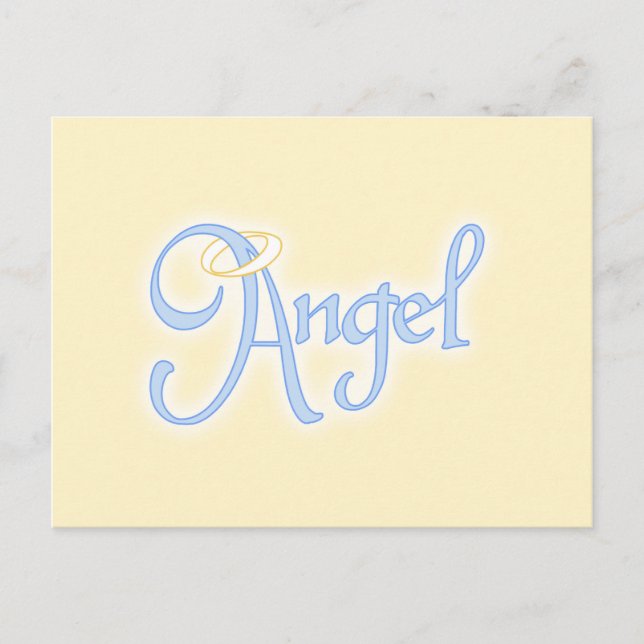 Carte Postale Texte Angel (Devant)