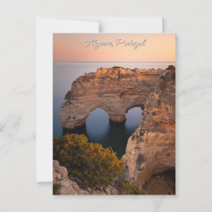 Carte Postale Texte personnalisé Algarve, Portugal