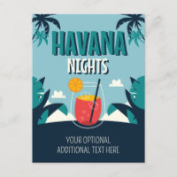Texte personnalisé "Havana Nights"
