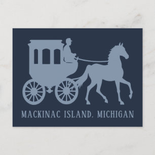 Carte Postale Texte personnalisé Mackinac Island