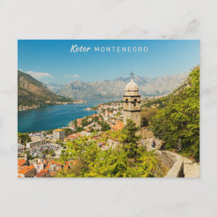 Carte Postale Texte personnalisé Monténégro