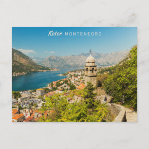 Carte Postale Texte personnalisé Monténégro