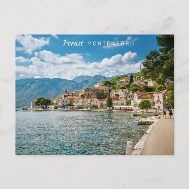 Carte Postale Texte personnalisé Monténégro (Devant)
