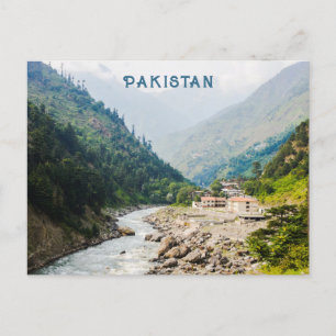 Carte Postale Texte personnalisé Pakistan