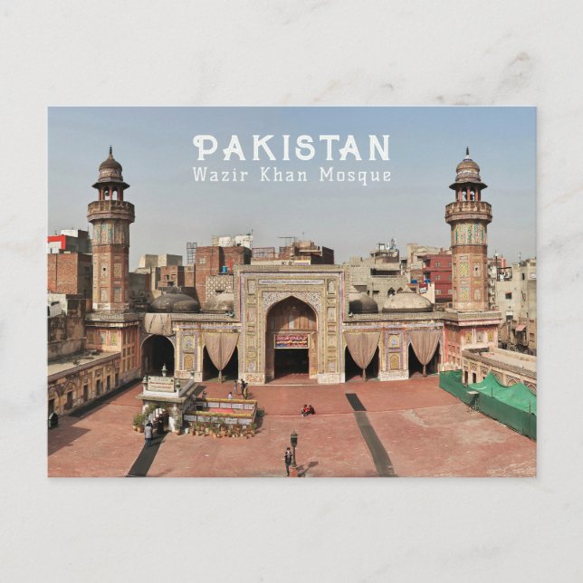Carte Postale Texte personnalisé Pakistan (Devant)