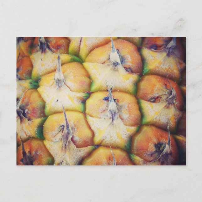 Carte postale Texture ananas (Devant)