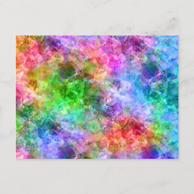 Carte Postale Texture chromée (Devant)