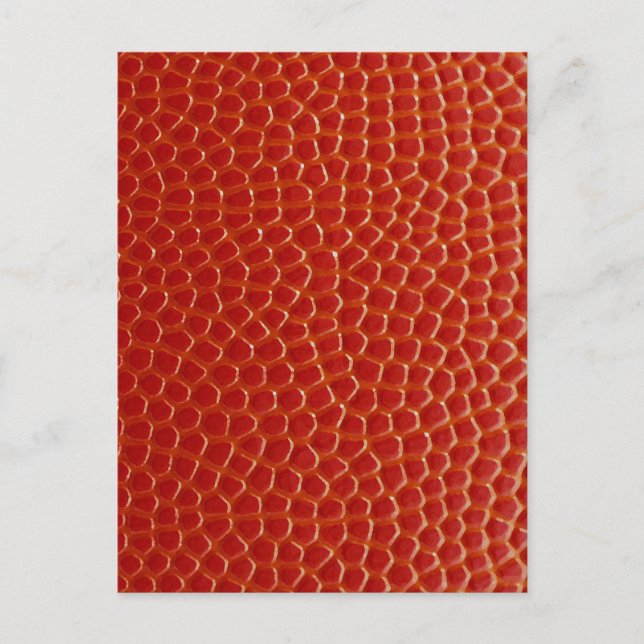 Carte Postale Texture de gros plan du basket-ball (Devant)