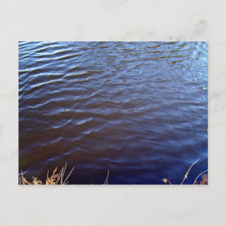 Carte Postale Texture de surface d'eau