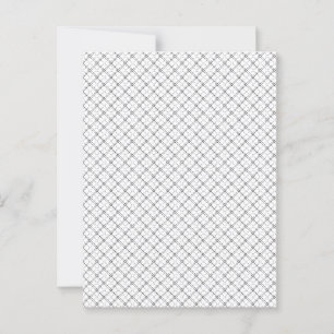 Carte Postale Texture géométrique monochrome Look en diamant inc