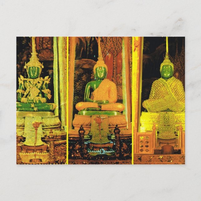 Carte Postale Thaïlande, Bangkok Emerald Bouddha (Devant)