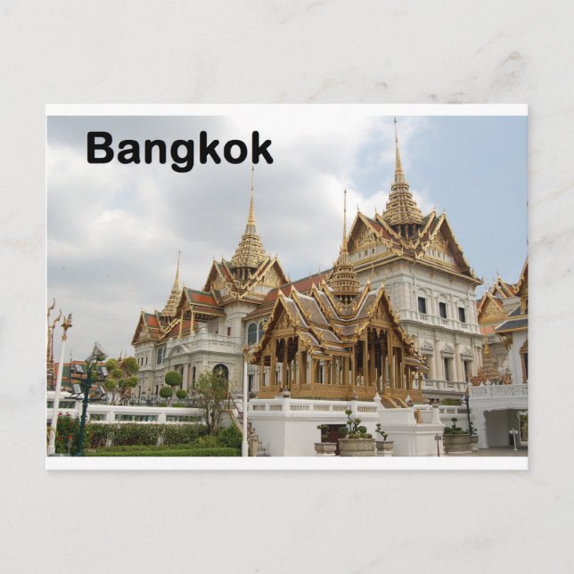 Carte Postale Thaïlande Bangkok grand palais (nouveau) (St.K. (Devant)