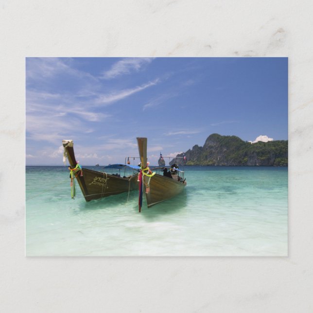 Carte Postale Thaïlande, île de Phi Phi Don, plage de Yong Kasem (Devant)