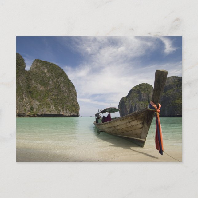 Carte Postale Thaïlande, île de Phi Phi Lay, baie de Maya. (Devant)