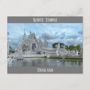 Carte Postale Thaïlande Temple blanc photo Voyage