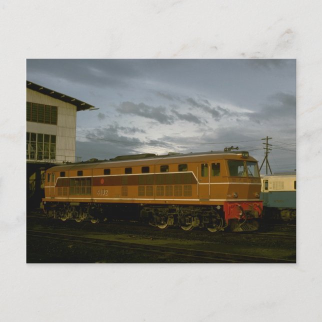 Carte Postale Thaïlande, unité de route diesel RS Rys (Devant)