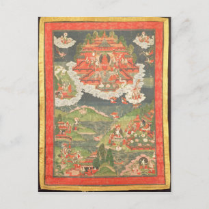 Carte Postale Thangka du Paradis d'Amitabha