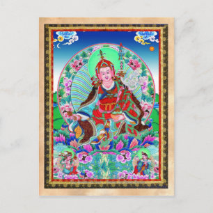 Carte Postale Thangka oriental cool Padmasambhava