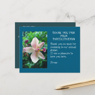 CARTE POSTALE THANK YOU CARD