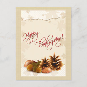 Carte postale Thankesgiving personnalisée