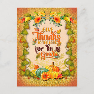 Carte Postale Thanksgiving Automne Automne Maple Feuilles et cit