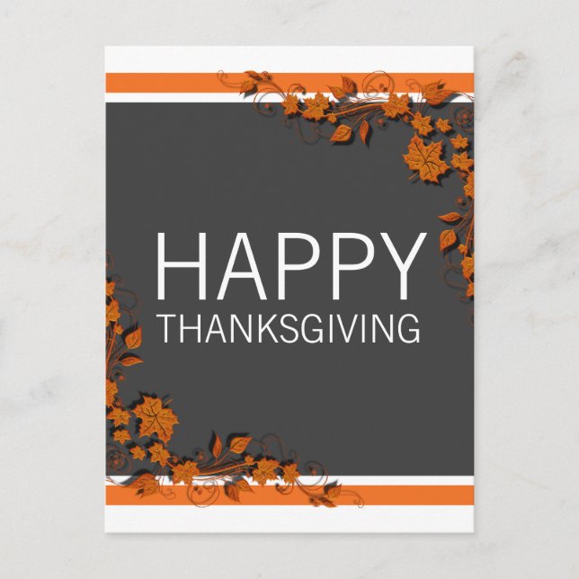 Carte postale Thanksgiving Swils Automne (Devant)