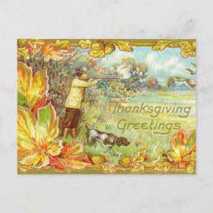 Carte postale Thanksgiving vintage