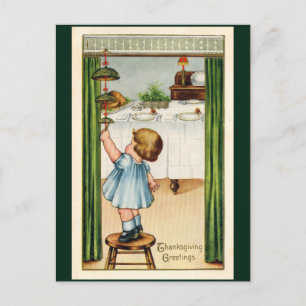 Carte postale Thanksgiving vintage