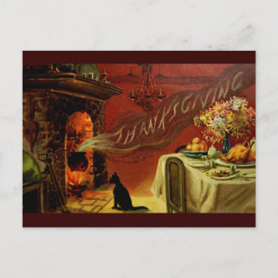 Carte postale Thanksgiving vintage