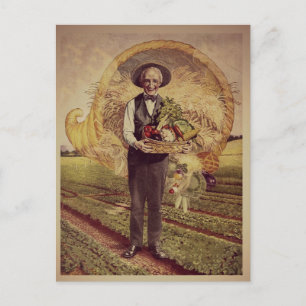 Carte postale Thanksgiving vintage