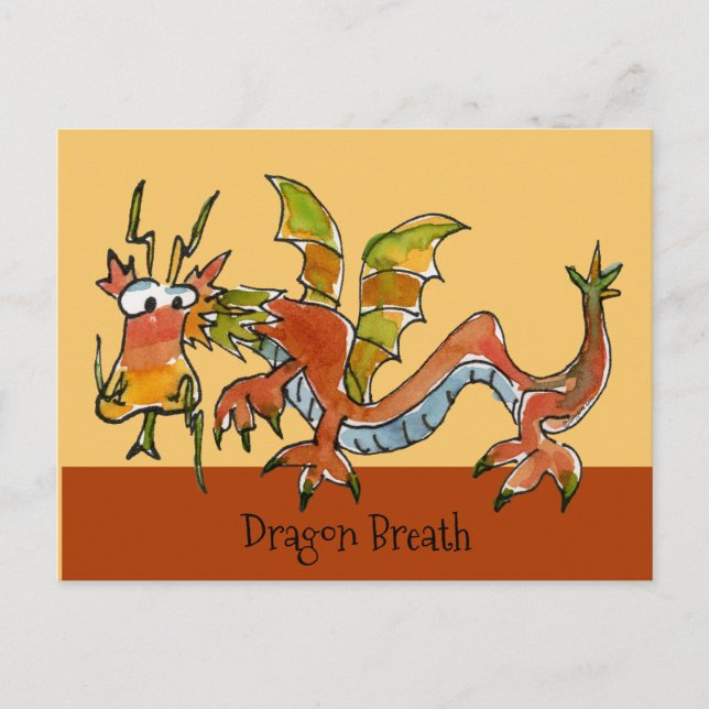 Carte Postale Thare Be Dragons (Devant)