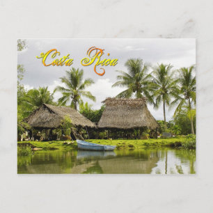 Carte Postale Thatched Roofs, Zancudo, Costa Rica